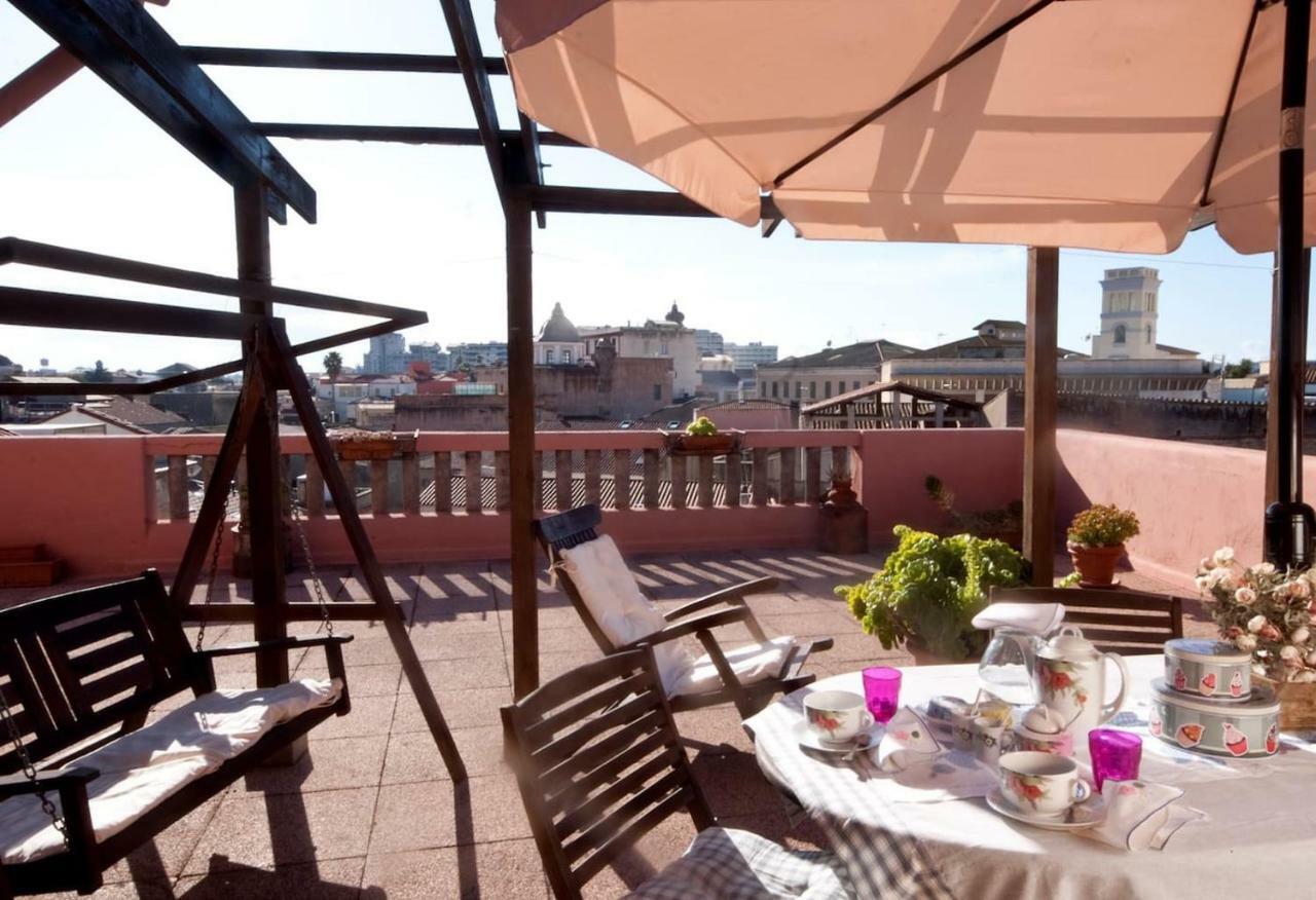 Attico In Centro Con Vista Della Torre - Cozy Penthouse Facing To The Tower Lägenhet Oristano Exteriör bild